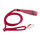 Hurtta - Adjustable ECO rope leash beetrot