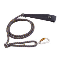 Hurtta - Adjustable ECO rope leash blackroot 120-180 cm