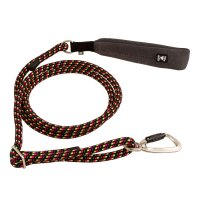 Hurtta - Adjustable ECO rope leash neon licorice 120-180 cm