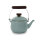 Enamel Teapot with wooden handle | mint