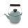 Enamel Teapot with wooden handle | mint