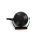 Enamel Teapot with wooden handle | charcoal