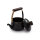Enamel Teapot with wooden handle | charcoal