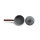 Enamel cooking pot with sturdy wooden handle | slate grey