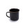 Enamel cup set of 2 | charcoal