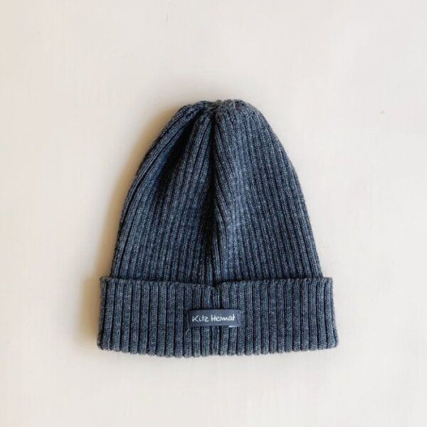 Merino knitted beanie - Cozy knitted hat | Grey