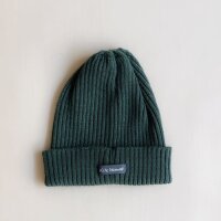 Merino knitted beanie - Cozy knitted hat | Pine