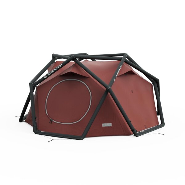 THE CAVE XL 4-Season - Aufblasbares geodätisches Kuppelzelt für 3-4 Personen für alle Jahreszeiten