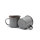 Camping tableware set - enamel tableware set 8 pieces | slate grey